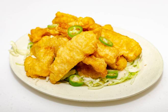 Deep-Fried Squids with Rock Salt and Pepper(Dimsum) 椒鹽鮮魷